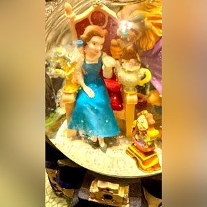 Beauty and the beast snow globe